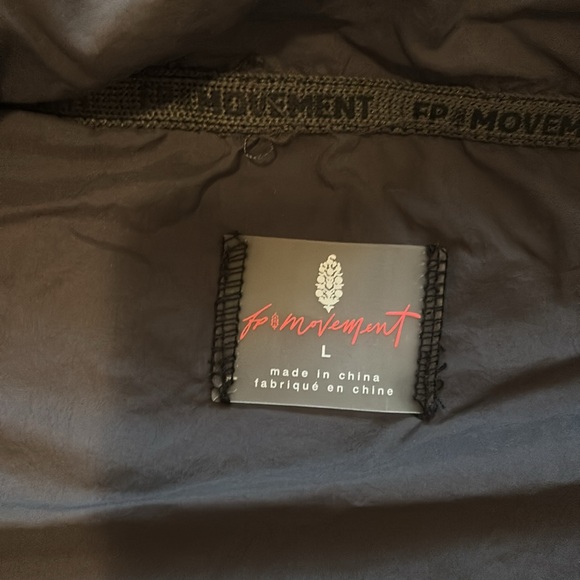 Free People In a Bubble quilted vest in Oasis Chili - Picture 3 of 4